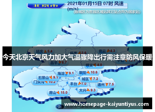 今天北京天气风力加大气温骤降出行需注意防风保暖
