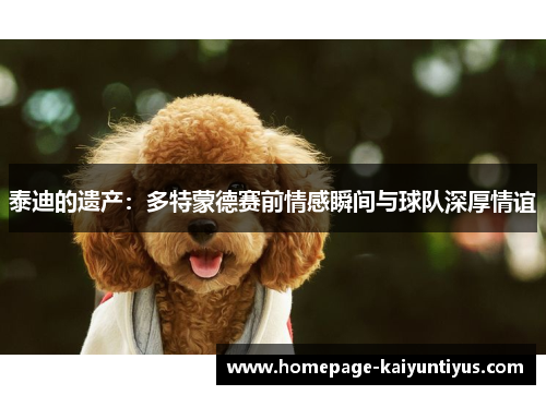 泰迪的遗产：多特蒙德赛前情感瞬间与球队深厚情谊