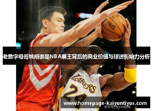 老詹字母哥姚明谁是NBA票王背后的商业价值与球迷影响力分析